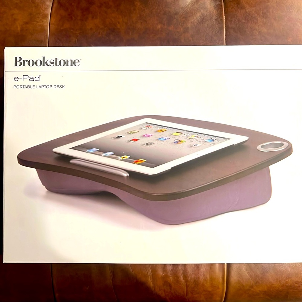 Brookstone e-Pad Portable Laptop Desk New in Box